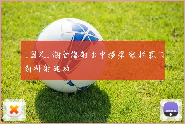 [国足]谢晋爆射击中横梁 张柏霖门前补射建功